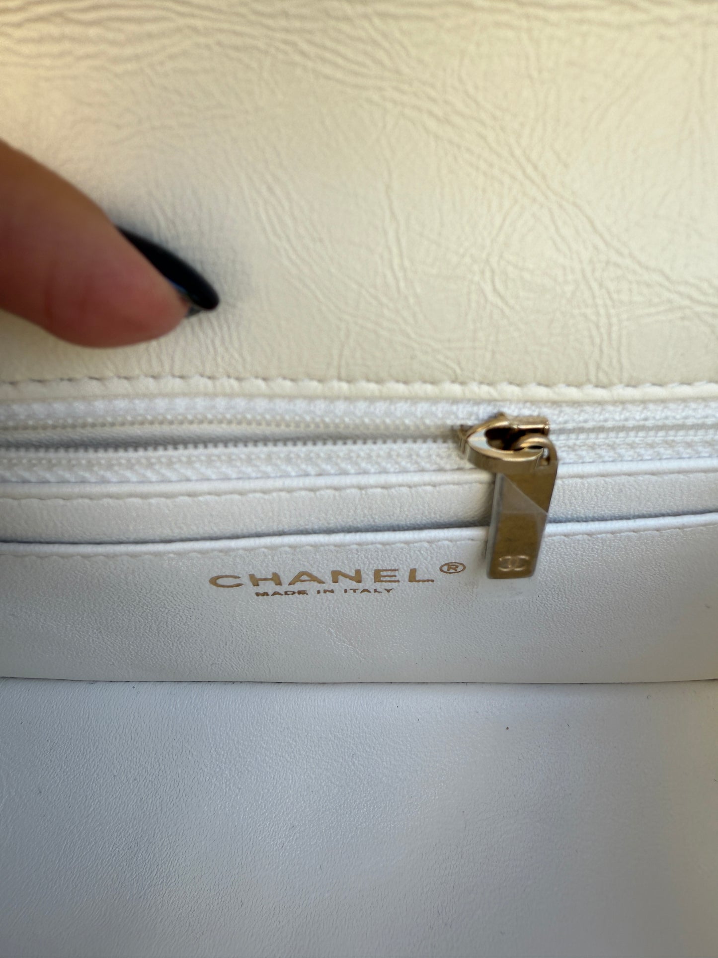 CHANEL 2.55 REISSUE MINI RECTANGULAR FLAP BAG NAVY QUILTED CALFSKIN LEATHER GHW