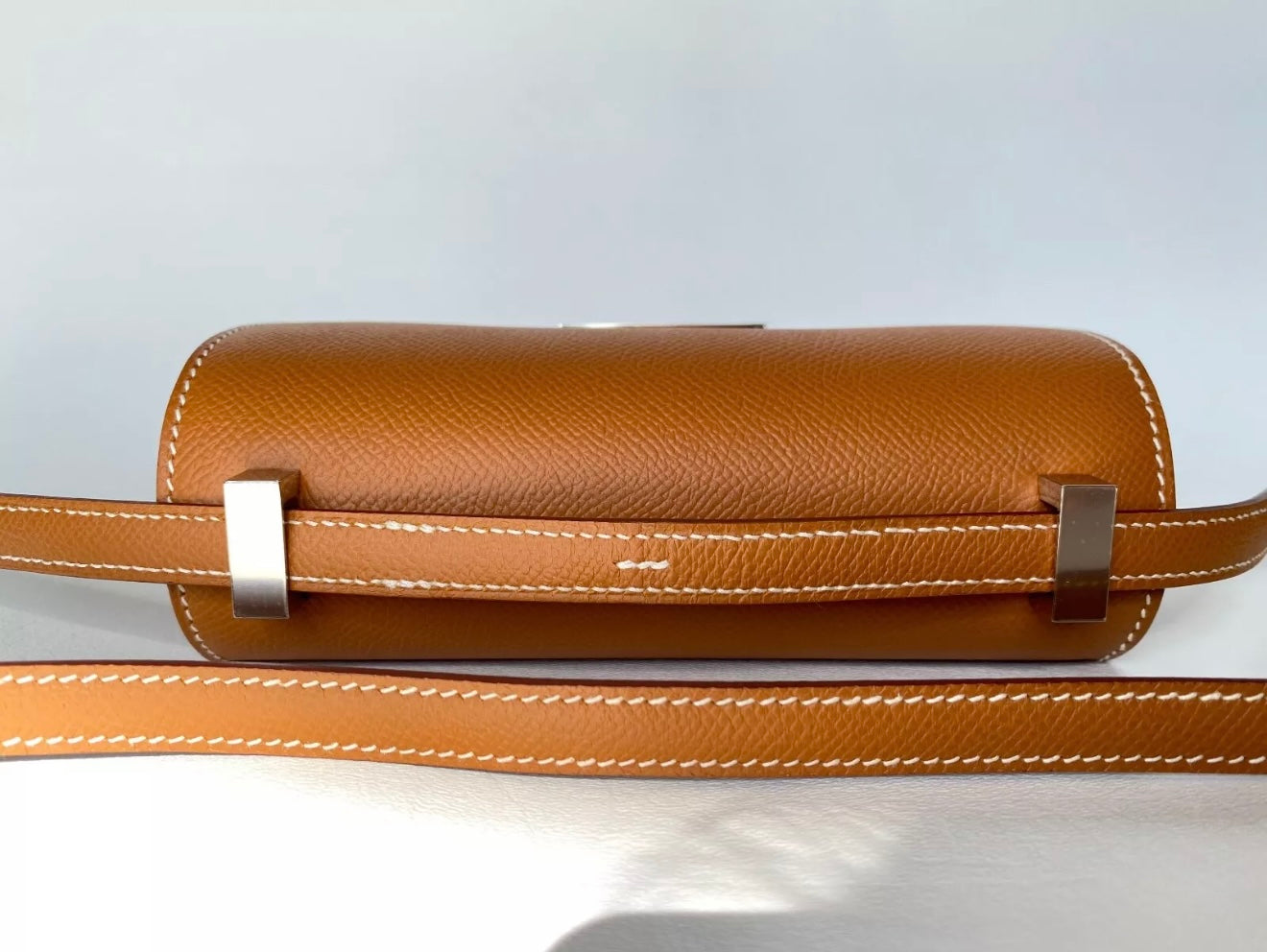 HERMES Mosaique Gold Epsom Leather Mini Bag 18 MINI SIZE PHW