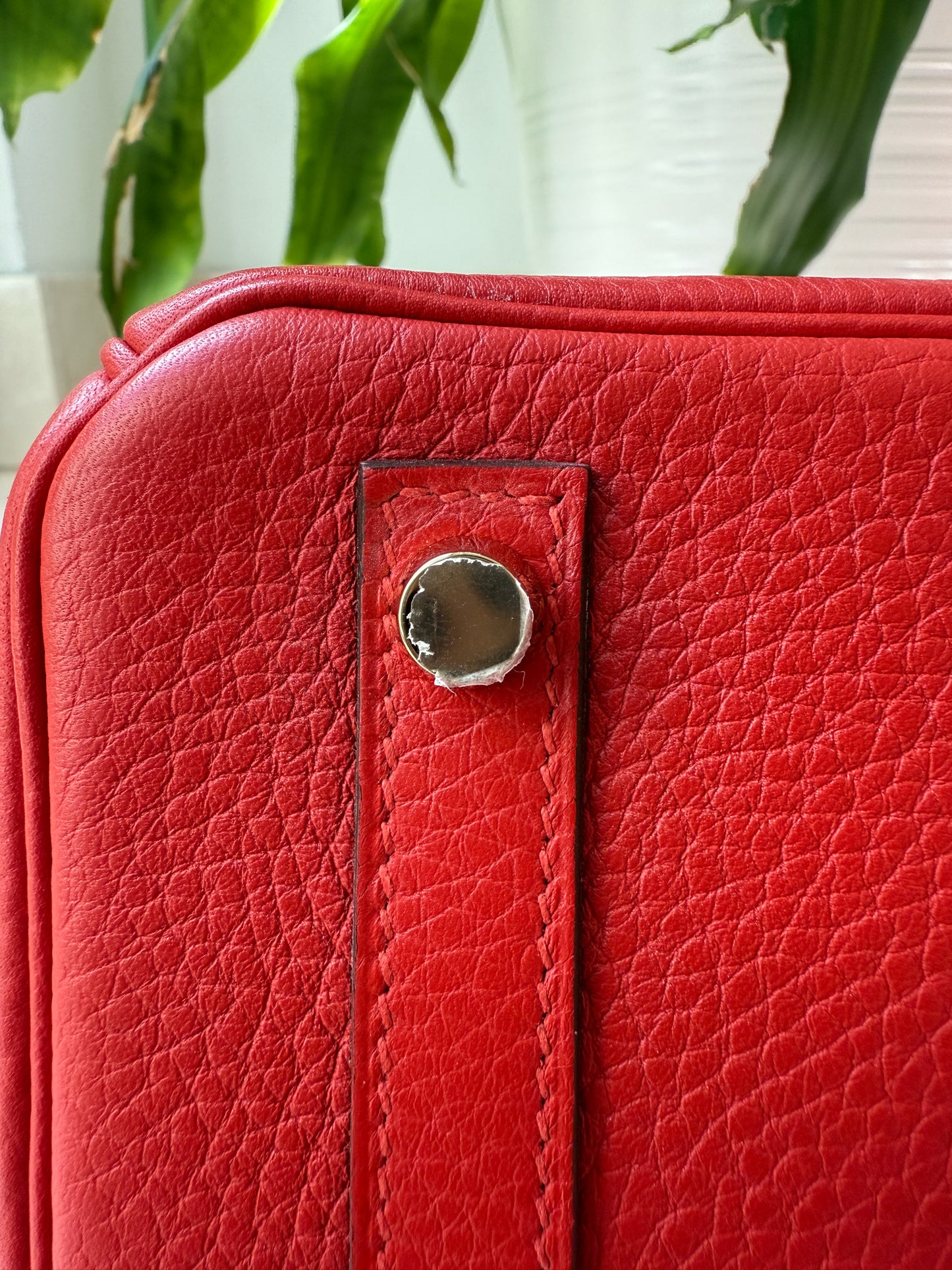Hermès Birkin 30 Rouge Tomate Red Togo Leather GHW X Stamp Handbag Bag Pre-Owned