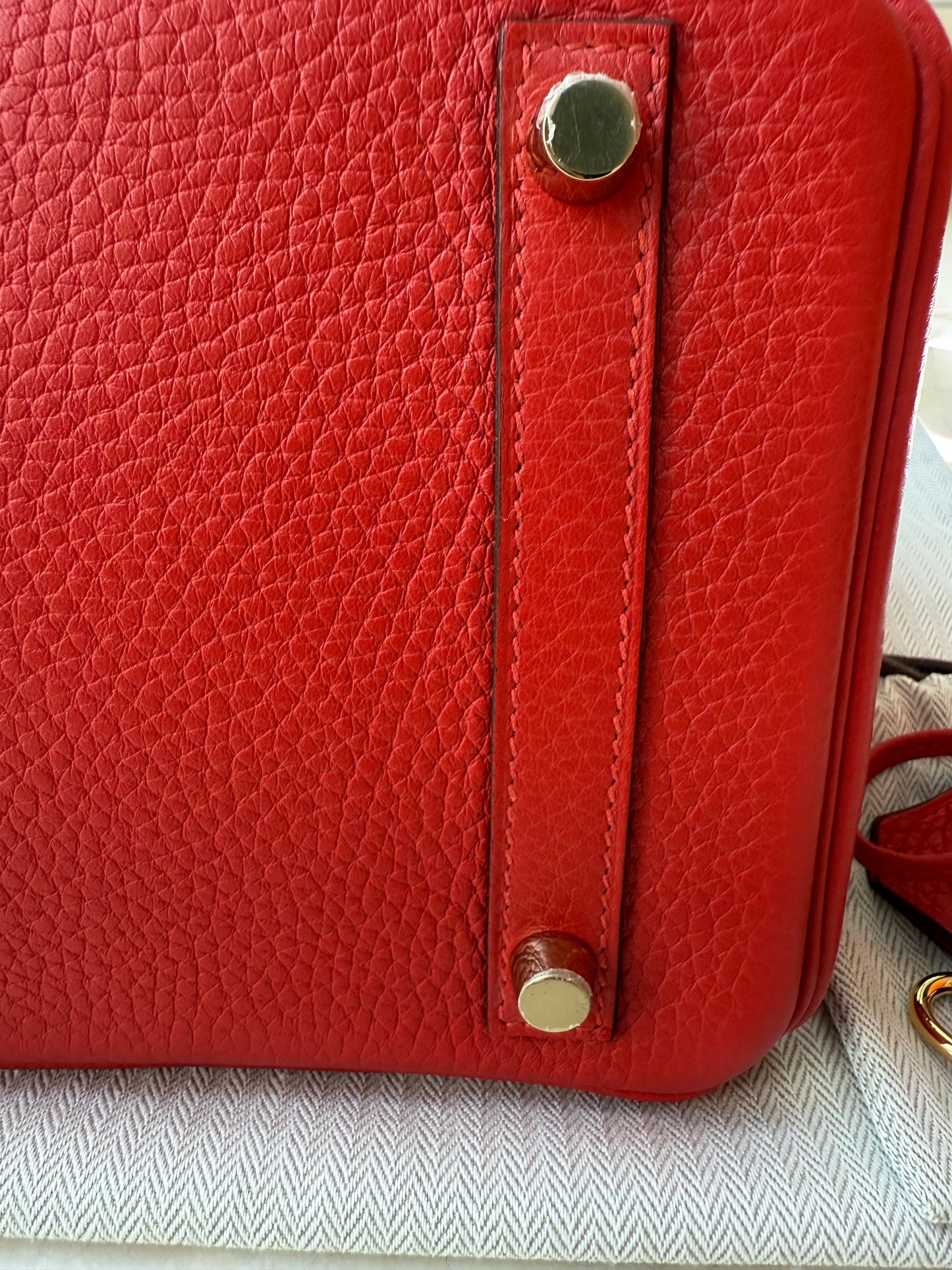 Hermès Birkin 30 Rouge Tomate Red Togo Leather GHW X Stamp Handbag Bag Pre-Owned