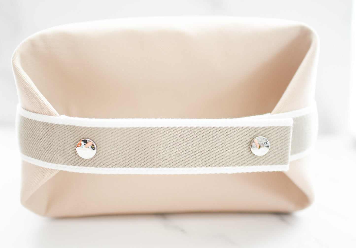 Hermes Bride a Brac Large Beige Taupe Naturel Canvas Beach Bag Make Up Pouch Travel Case