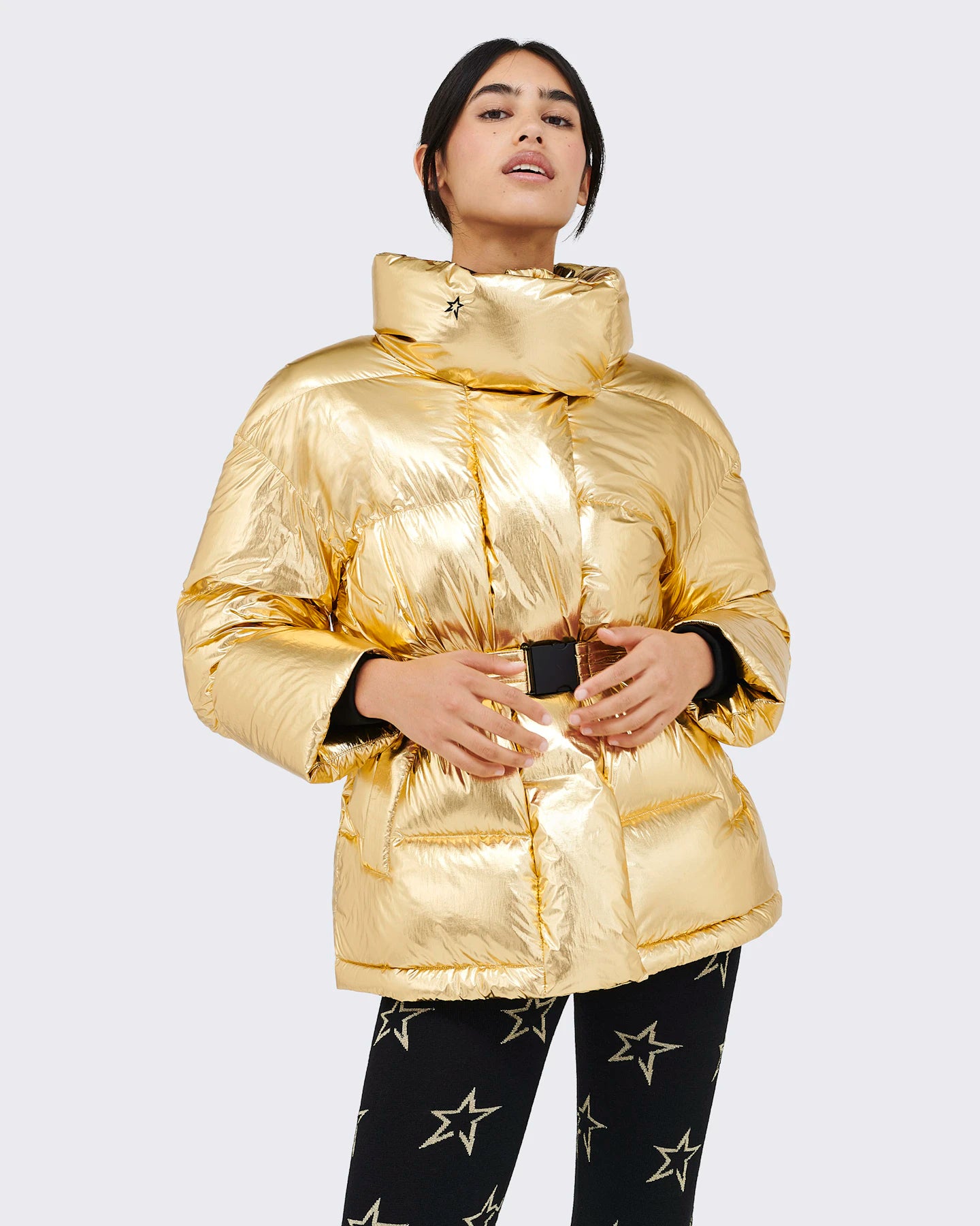 Perfect Moment Oversized Parka III Metallic Gold Foil NWT Puffer