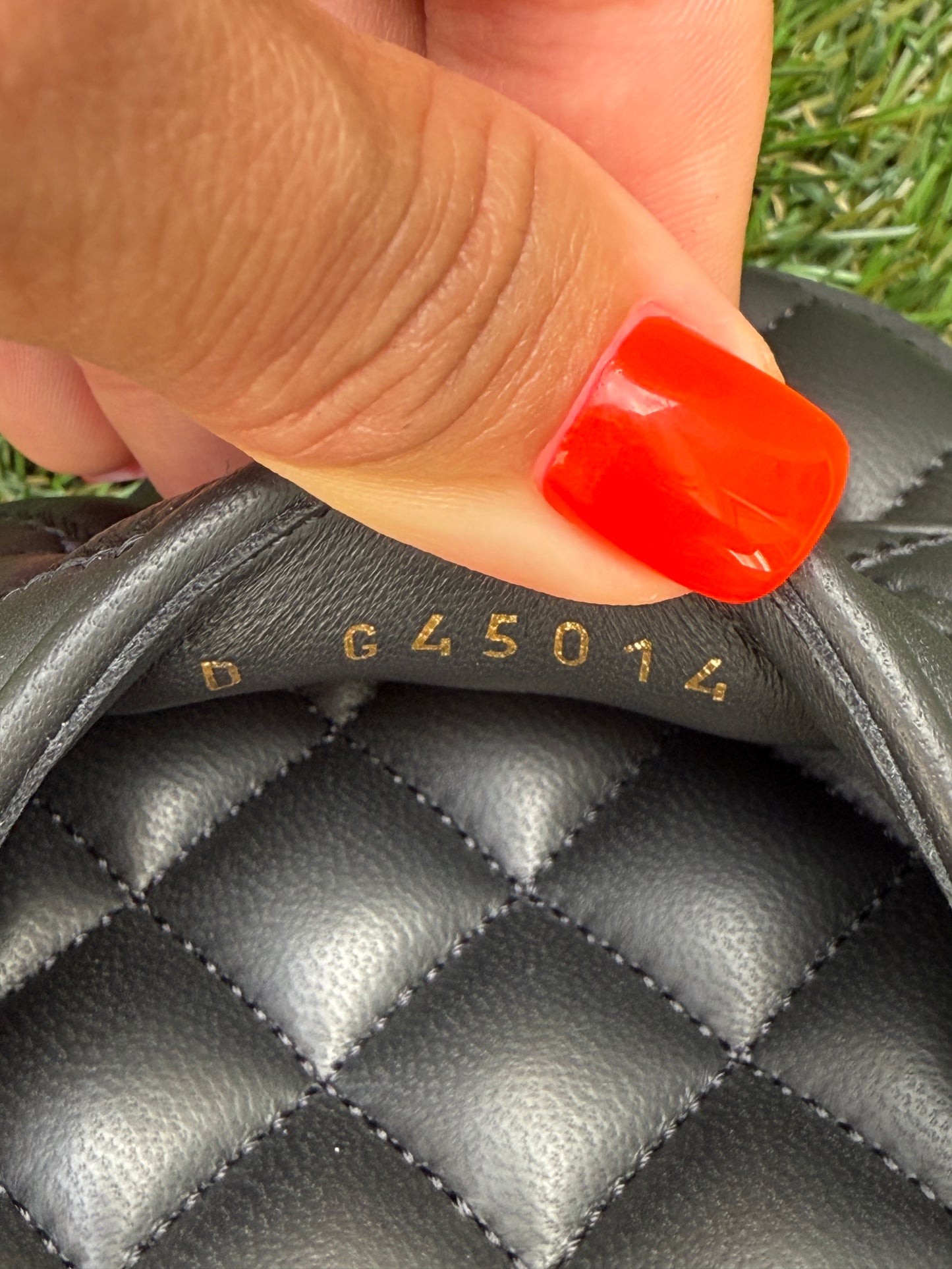 Chanel SS25 Black Leather Quilted CC Gold Tone Logo Sandals Slides Mules