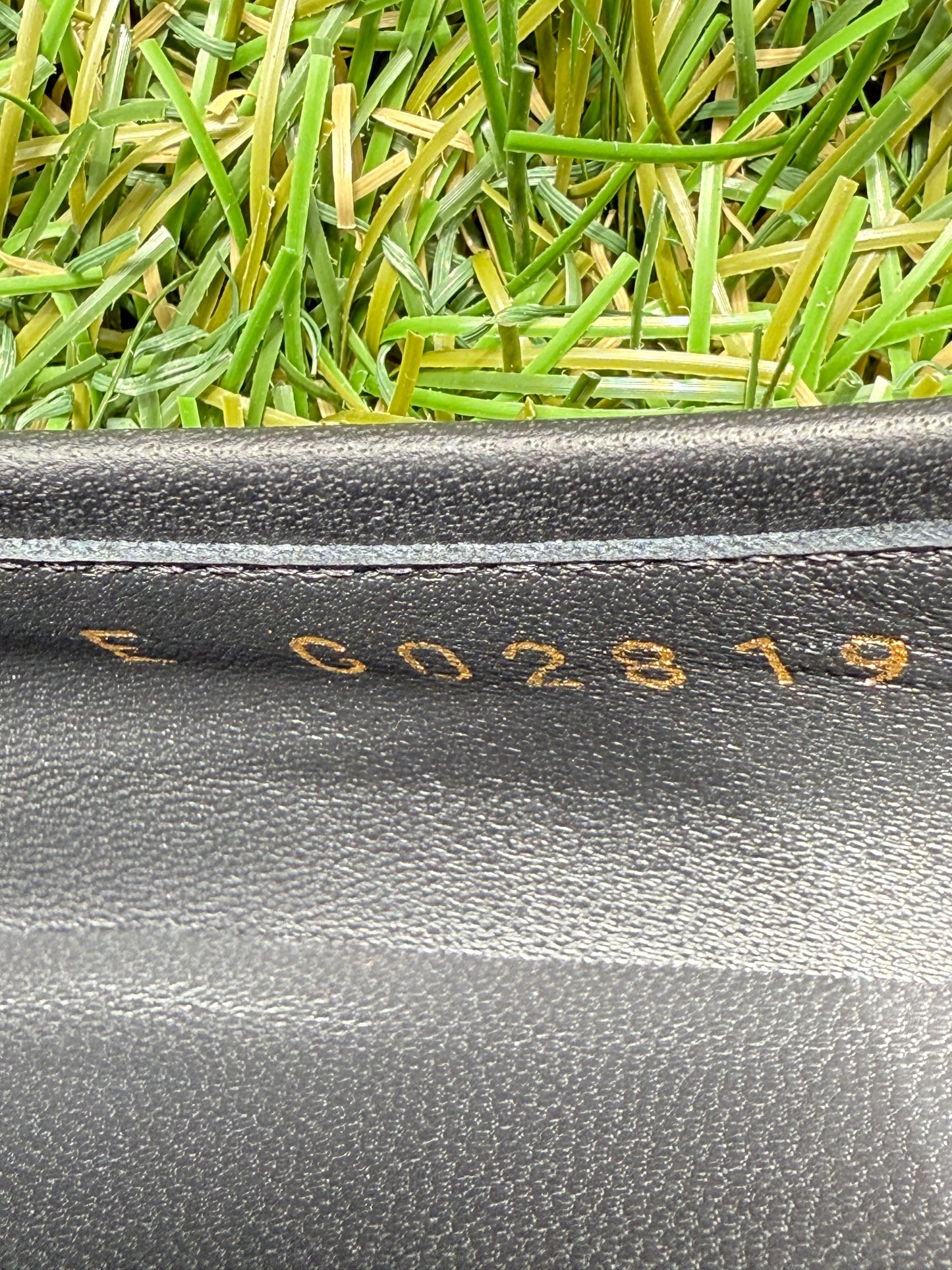 CHANEL CC LOGO STAMPED EMBOSSED CAMELLIA BLACK LEATHER BALLET BALLERINA FLATS SHOES