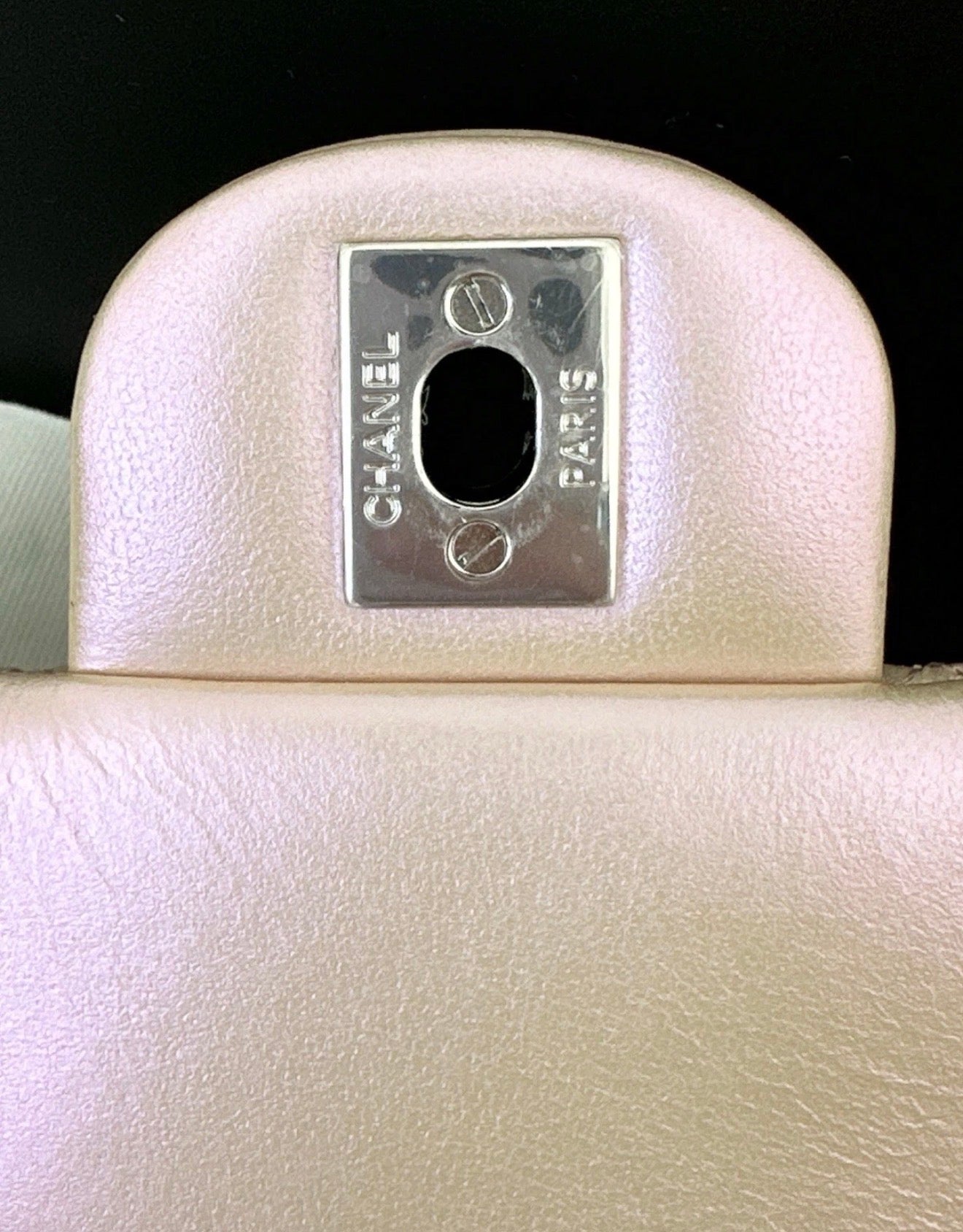 2021K CHANEL IRIDESCENT ROSE PINK MINI CLASSIC FLAP BAG SILVER HW