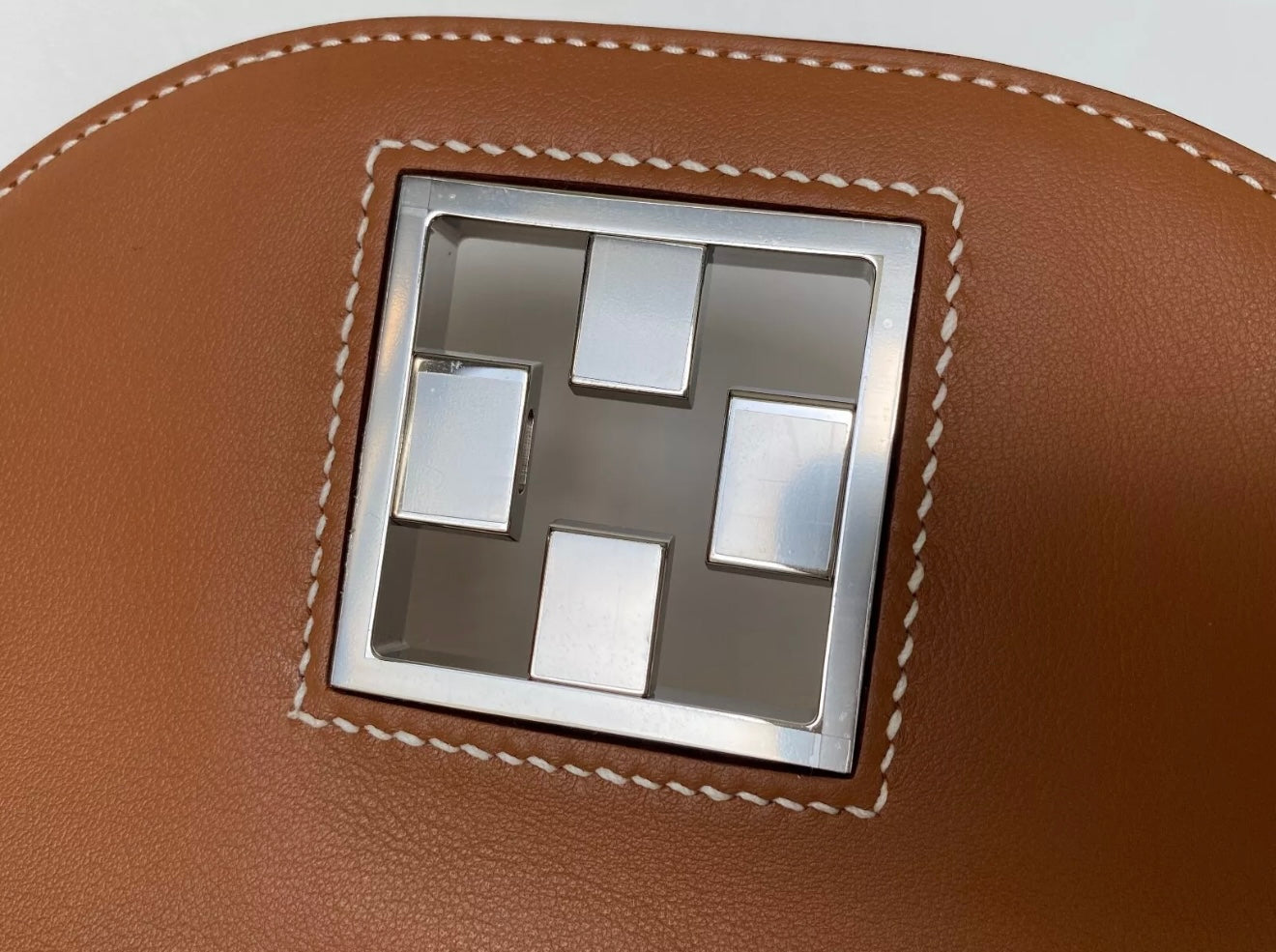 HERMES Mosaique Gold Epsom Leather Mini Bag 18 MINI SIZE PHW