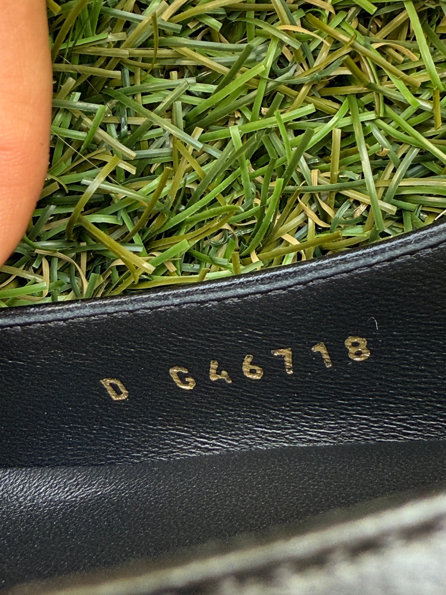CHANEL CC LOGO BLACK LEATHER MARY-JANE BALLET FLAT SHOES PATENT CAP TOE PEARLS CHAIN ANKLE STRAP