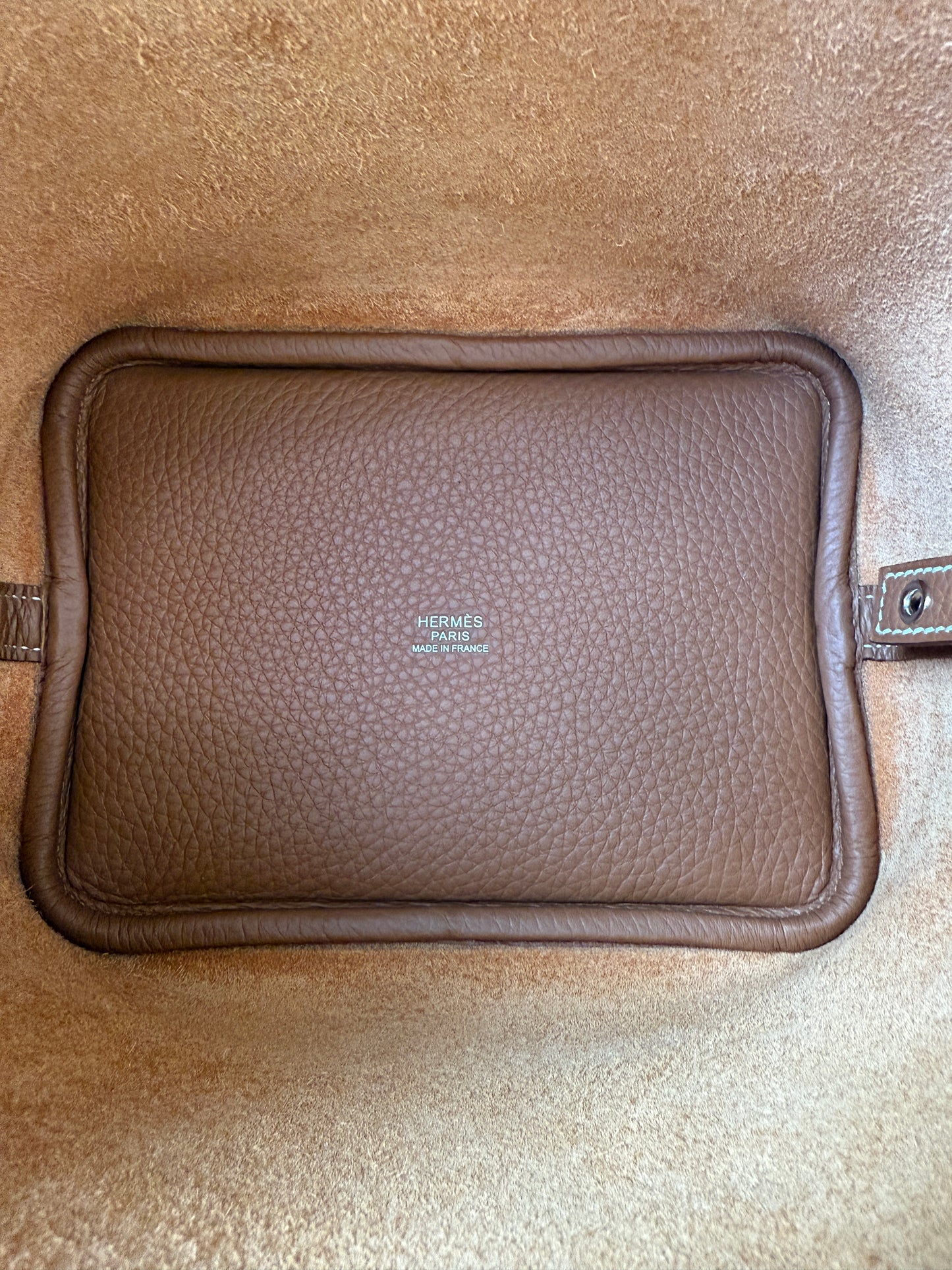 Hermès Picotin Lock 18 Gold Brown Clemence Palladium Hardware Bag Handbag
