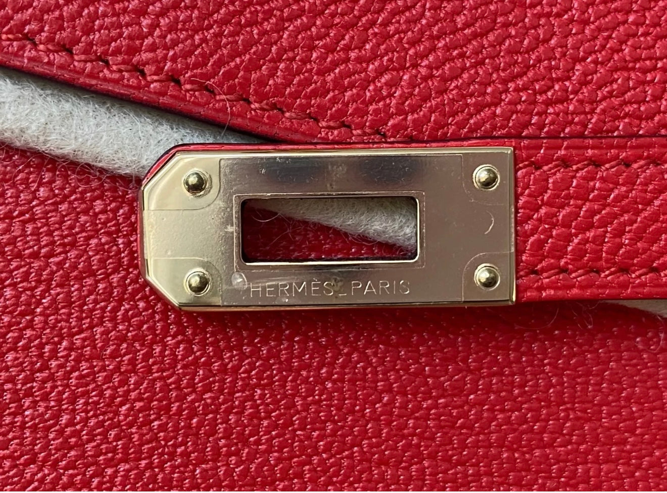 Hermès Kelly Long WALLET Rouge Tomate Gold Hardware GHW Red Chèvre Leather