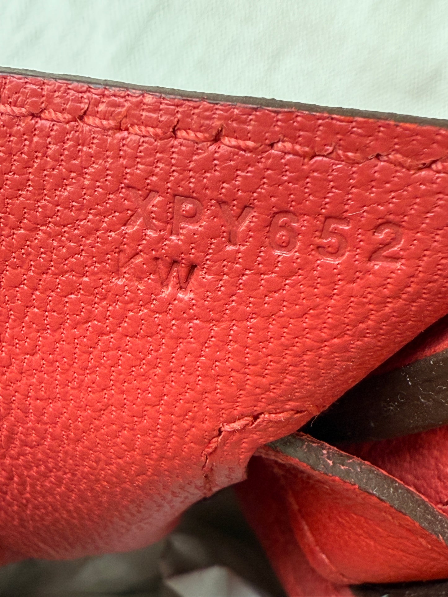 Hermès Birkin 30 Rouge Tomate Red Togo Leather GHW X Stamp Handbag Bag Pre-Owned