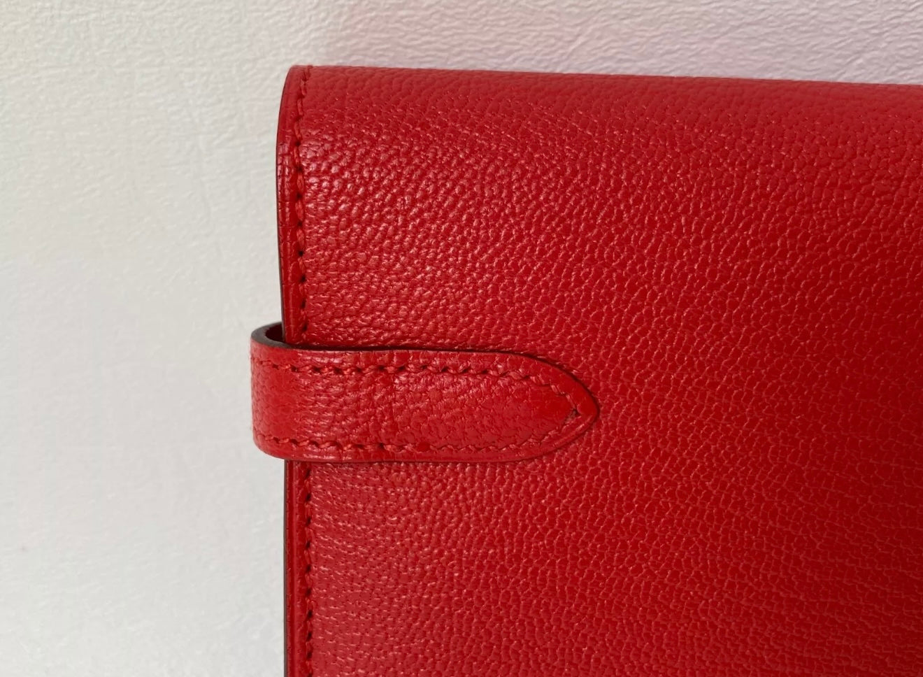 Hermès Kelly Long WALLET Rouge Tomate Gold Hardware GHW Red Chèvre Leather