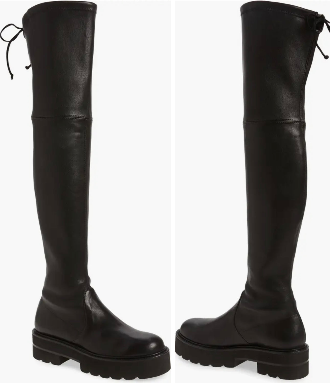 Stuart Weitzman Lowland Ultralift Over the Knee High Black Boots Boot