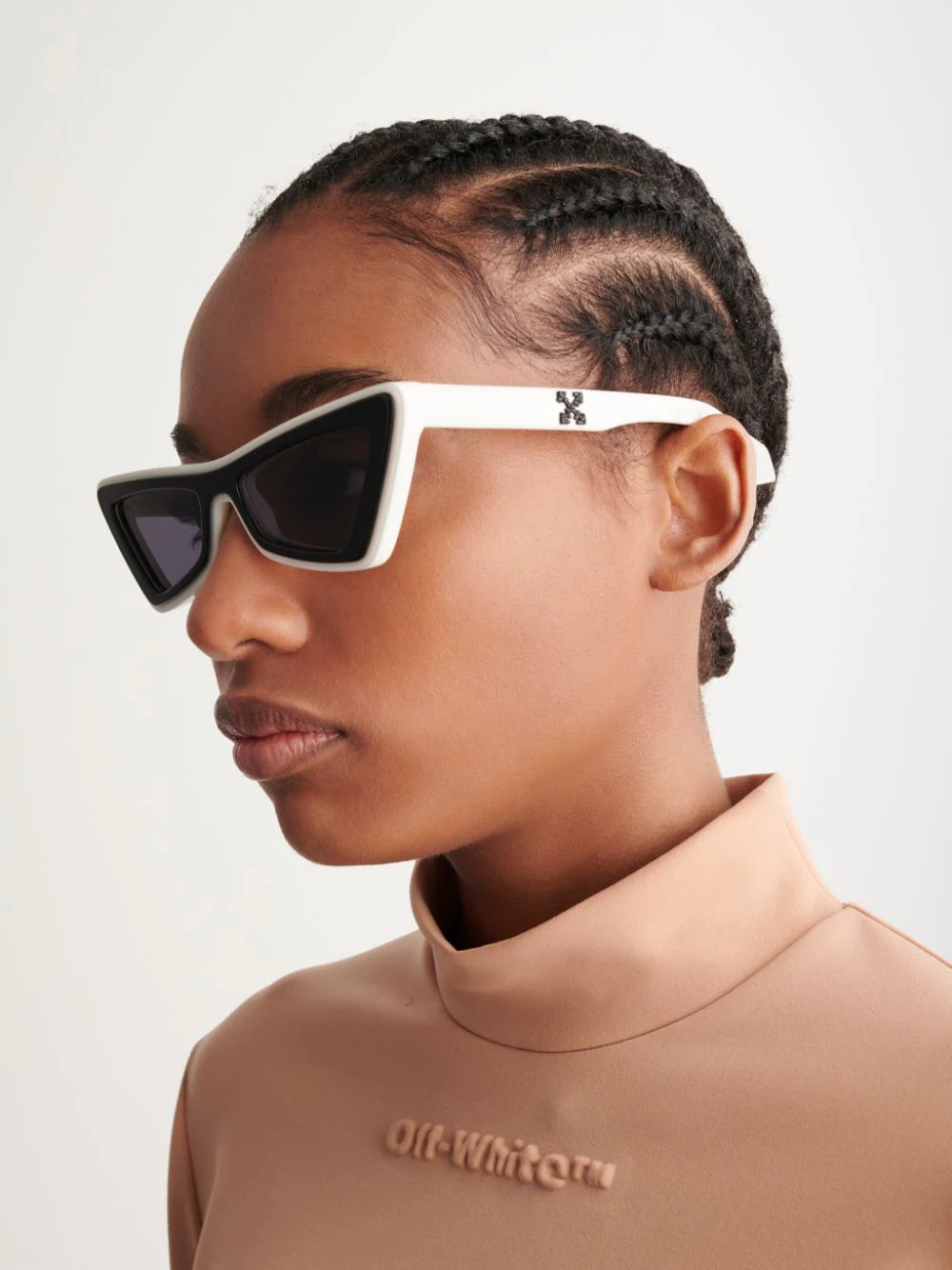 White tinted sunglasses deals