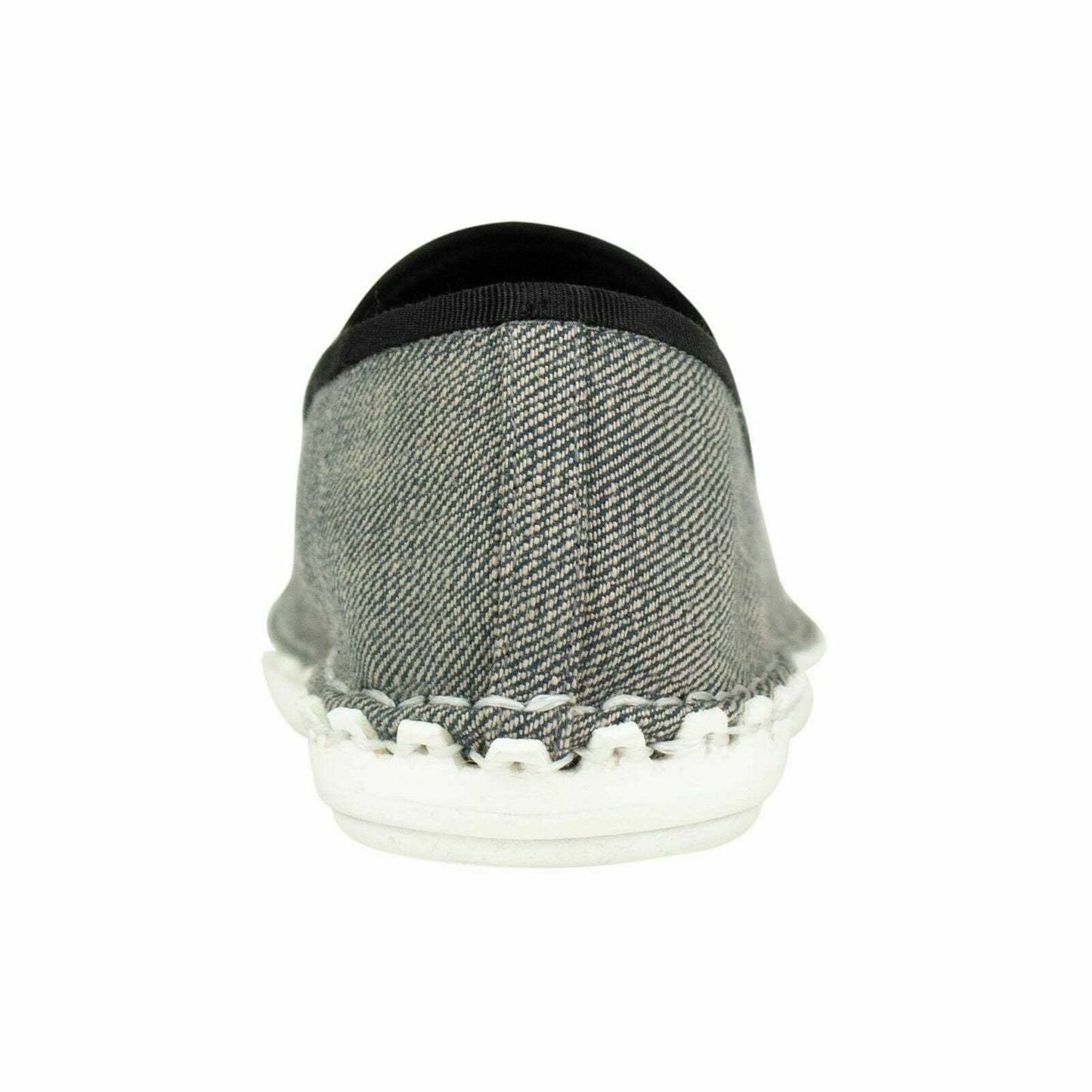 CHANEL DENIM CAP TOE LOAFERS CC LOGO ESPADRILLES SHOES FLATS
