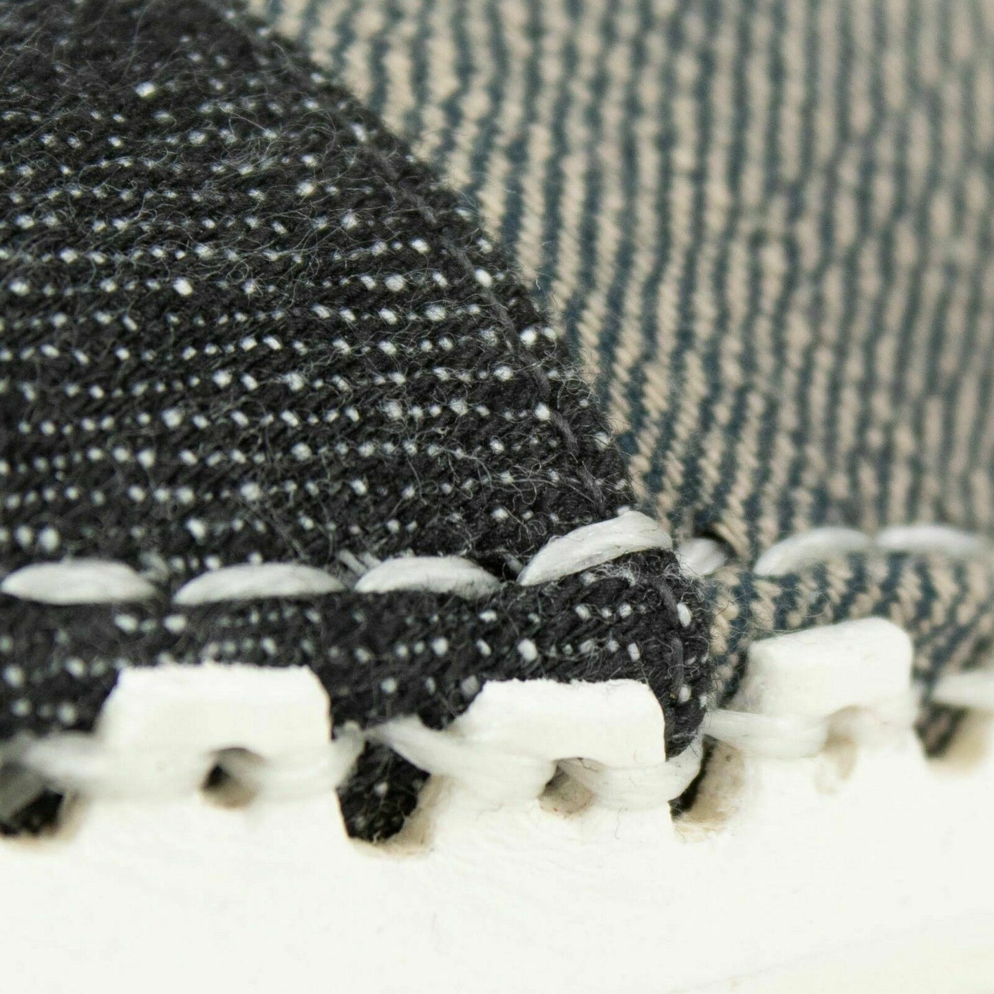 CHANEL DENIM CAP TOE LOAFERS CC LOGO ESPADRILLES SHOES FLATS