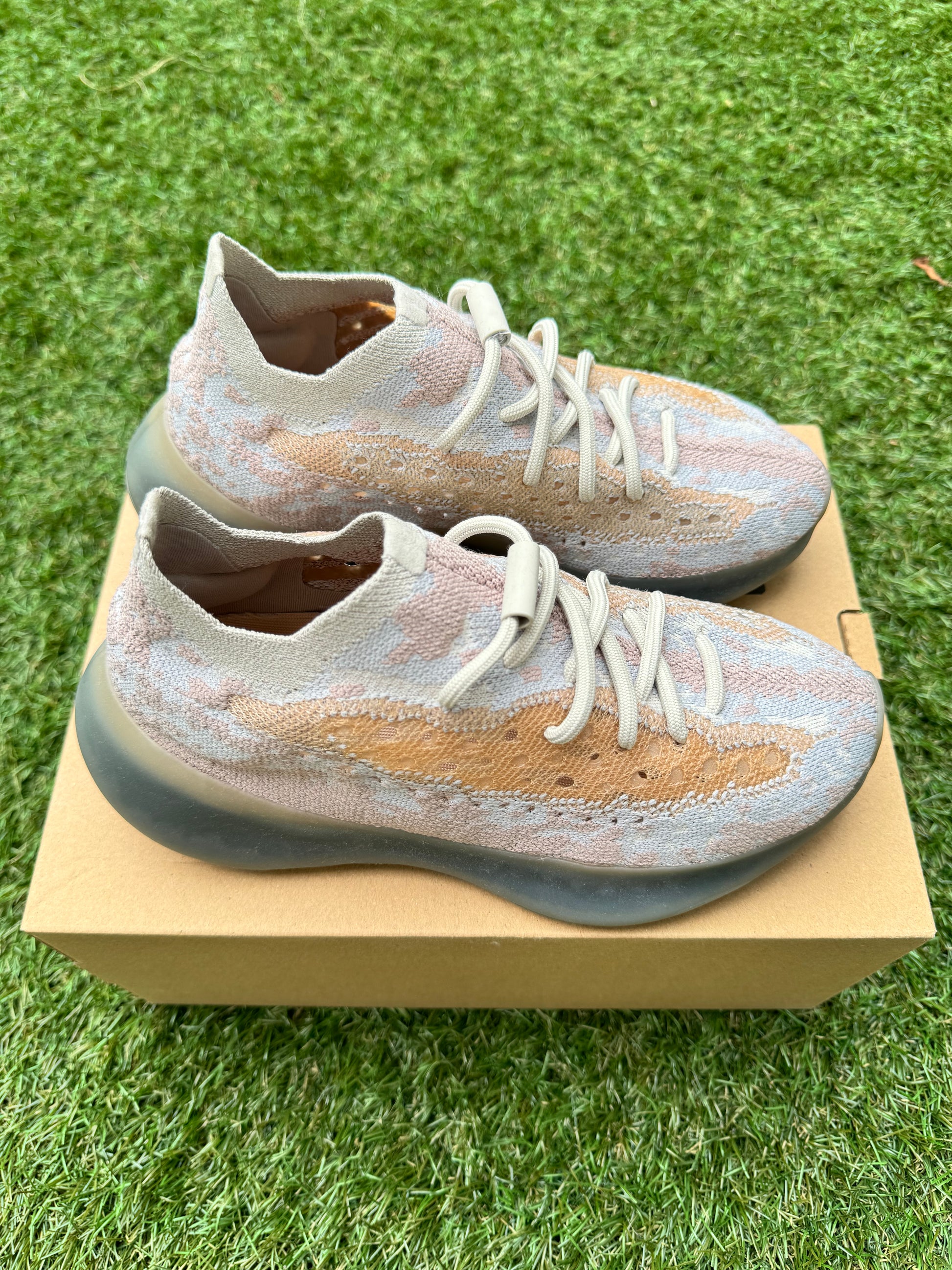 Adidas Yeezy Boost Alien 380 Pepper Light Gray Brown Lace Up Sneakers Miami Lux Boutique Adidas Yeezy Boost Alien 380 Pepper Light Gray Brown Lace Up Sneakers Miami Lux Boutique