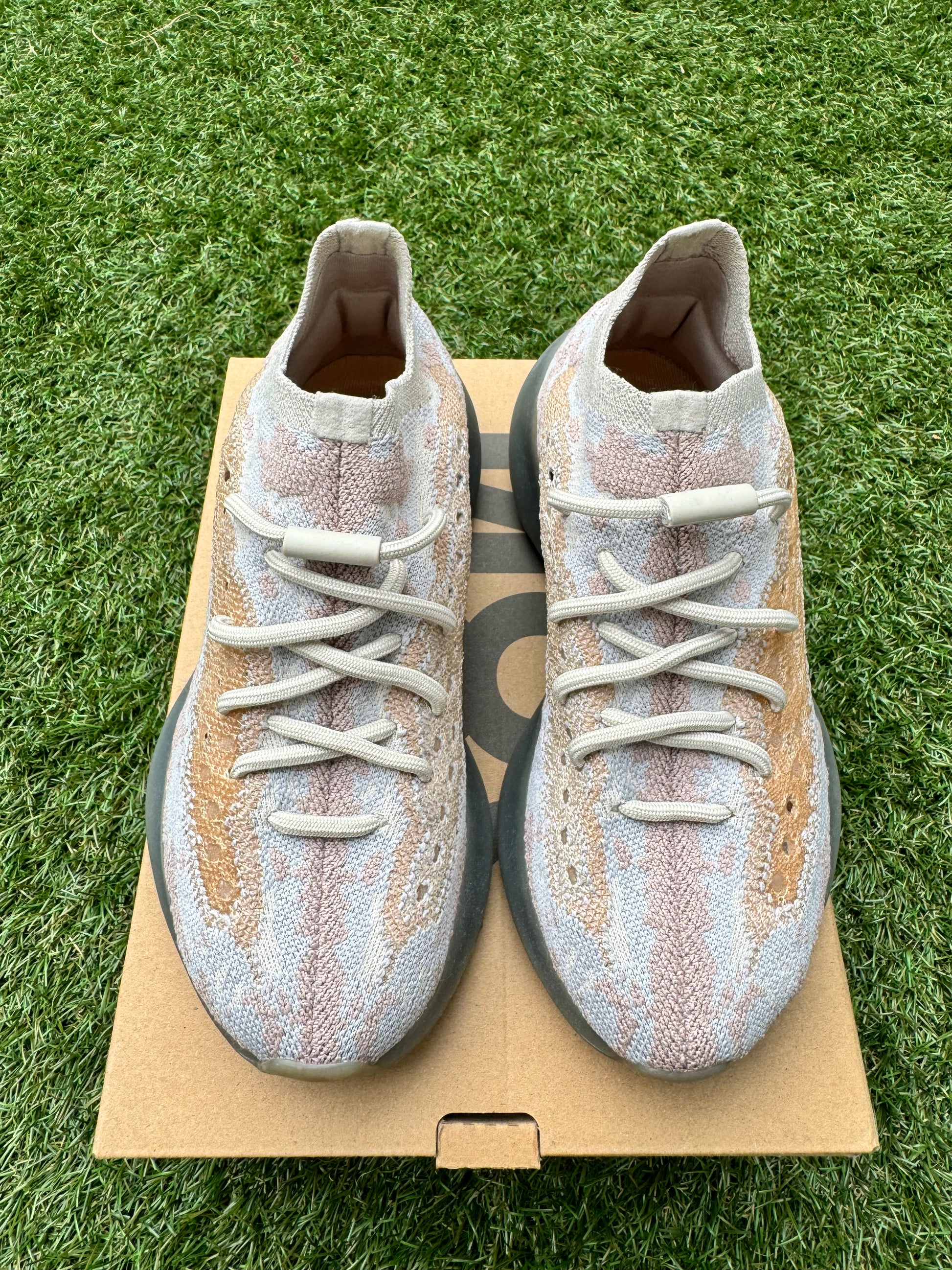 Adidas Yeezy Boost Alien 380 Pepper Light Gray Brown Lace Up Sneakers Miami Lux Boutique Adidas Yeezy Boost Alien 380 Pepper Light Gray Brown Lace Up Sneakers Miami Lux Boutique