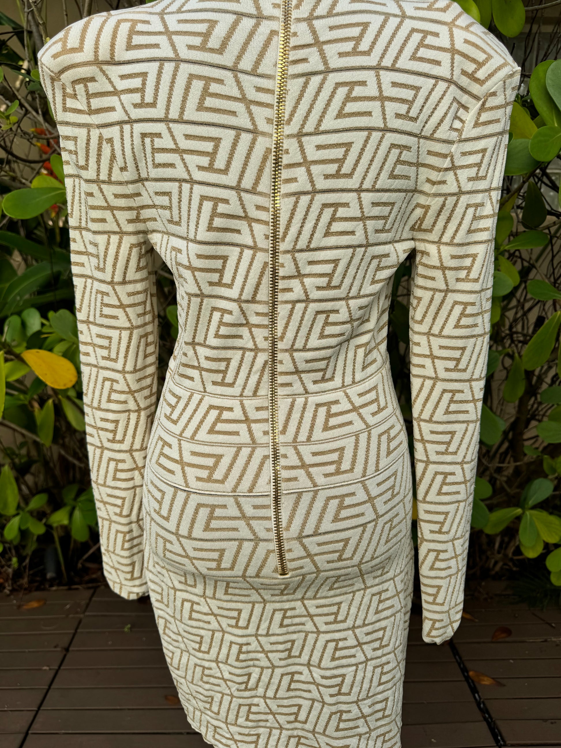 balmain beige dress Balmain