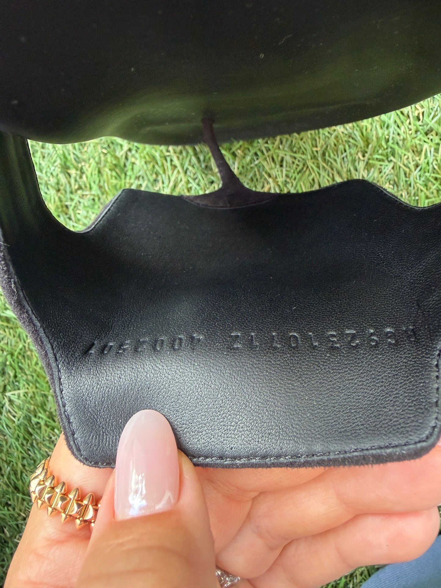 HERMES EMPIRE BLACK NOIR  SUEDE LEATHER FLIP FLOPS SHOES FLAT THONG SANDALS MULE