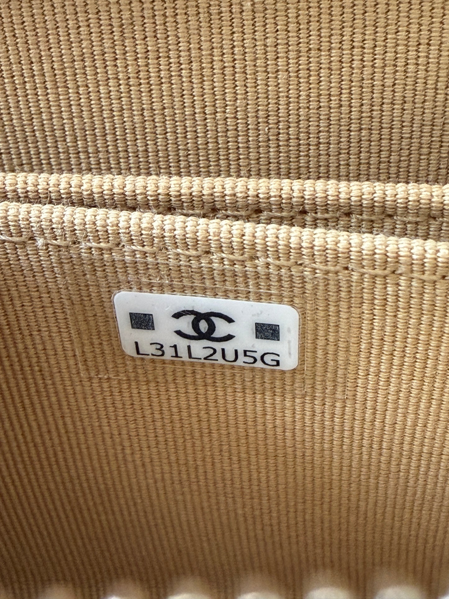 Chanel 26 Classic Zipped Zip Coin Purse Caviar Leather Gold Dore Metallic Wallet