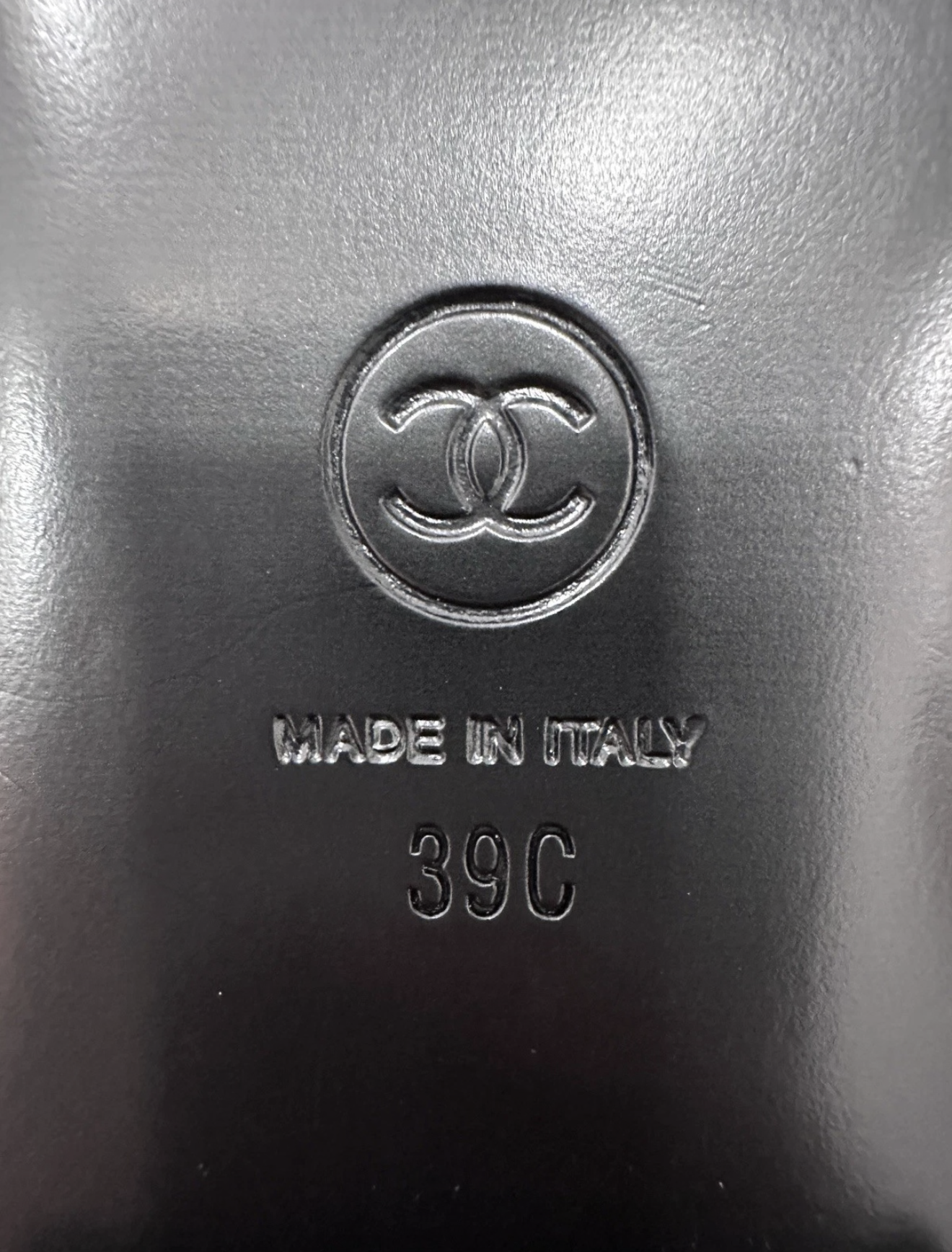 CHANEL SILVER BLACK GROSGRAIN CC LOGO CAP TOE 2026 BALLERINA BALLET FLATS