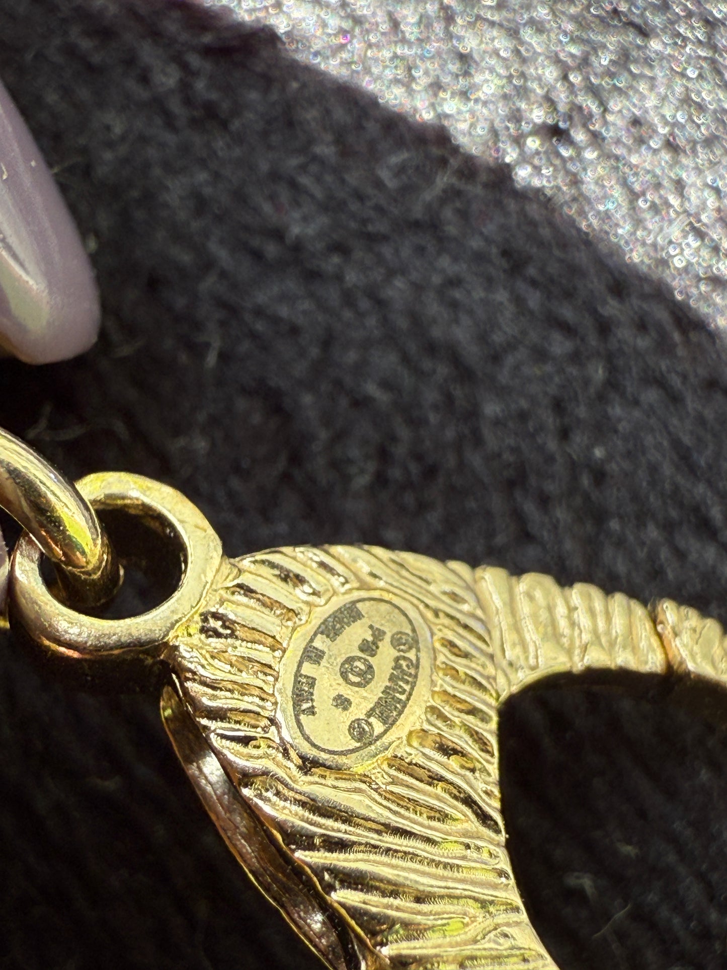 CHANEL 2019S GOLDEN TONE CHA NEL LETTERS LOGO WITH CRYSTALS PEARLS LONG NECKLACE