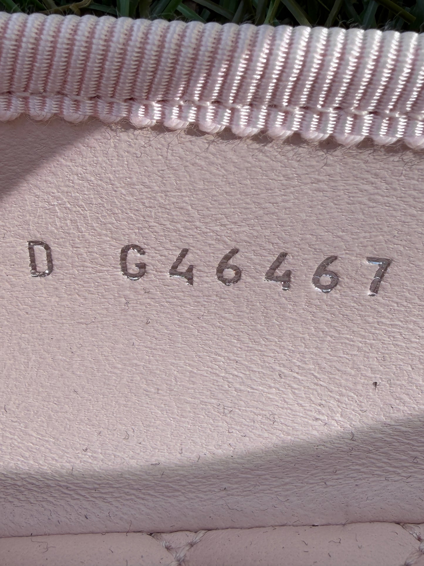 CHANEL CC LOGO LIGHT PINK LEATHER CAP TOE MARYJANE BALLET FLATS SHOES GOLD BUCKLE