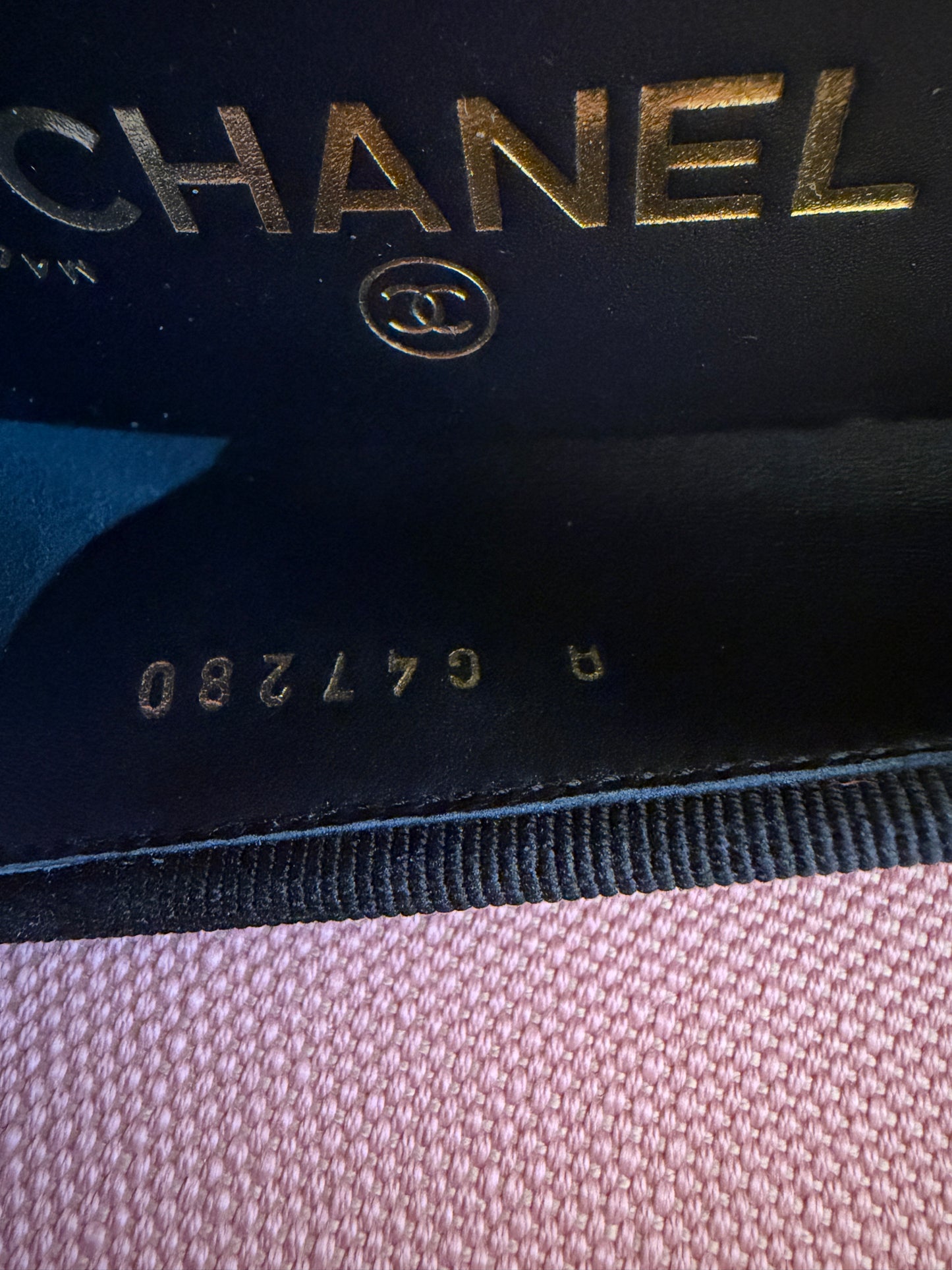 Chanel MÉTIERS D’ART 26 Red Orange Black White Pony Hair Animal Print Ballet Flats