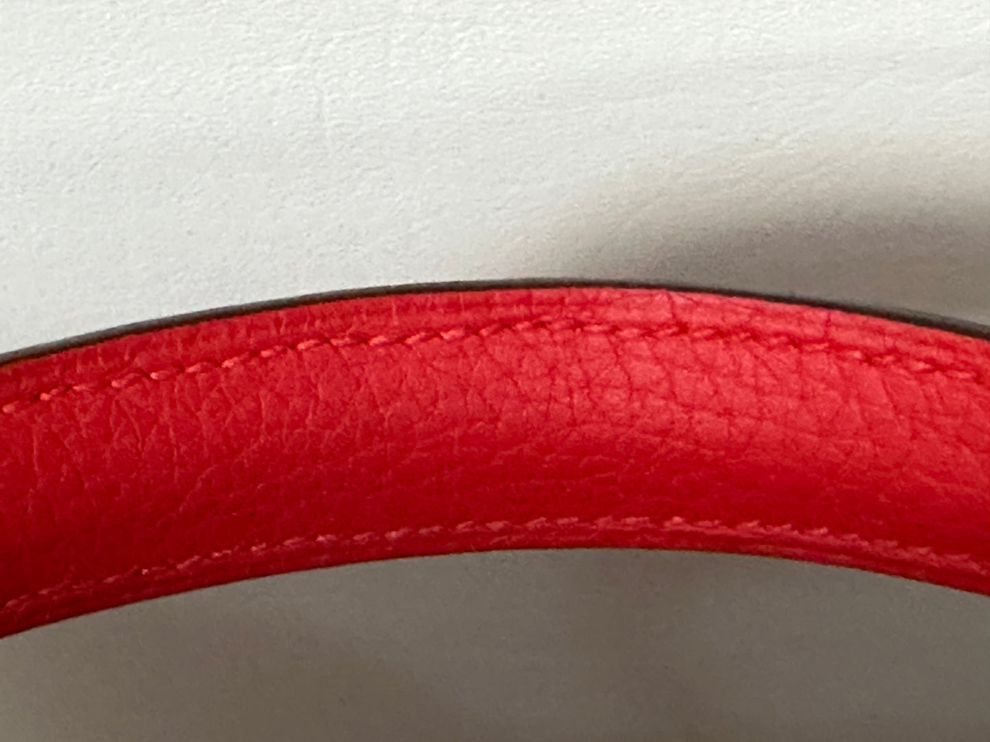 Hermes Kelly 35 Rouge Tomate Red Retourne Togo Leather Palladium Hardware PHW Bag Handbag
