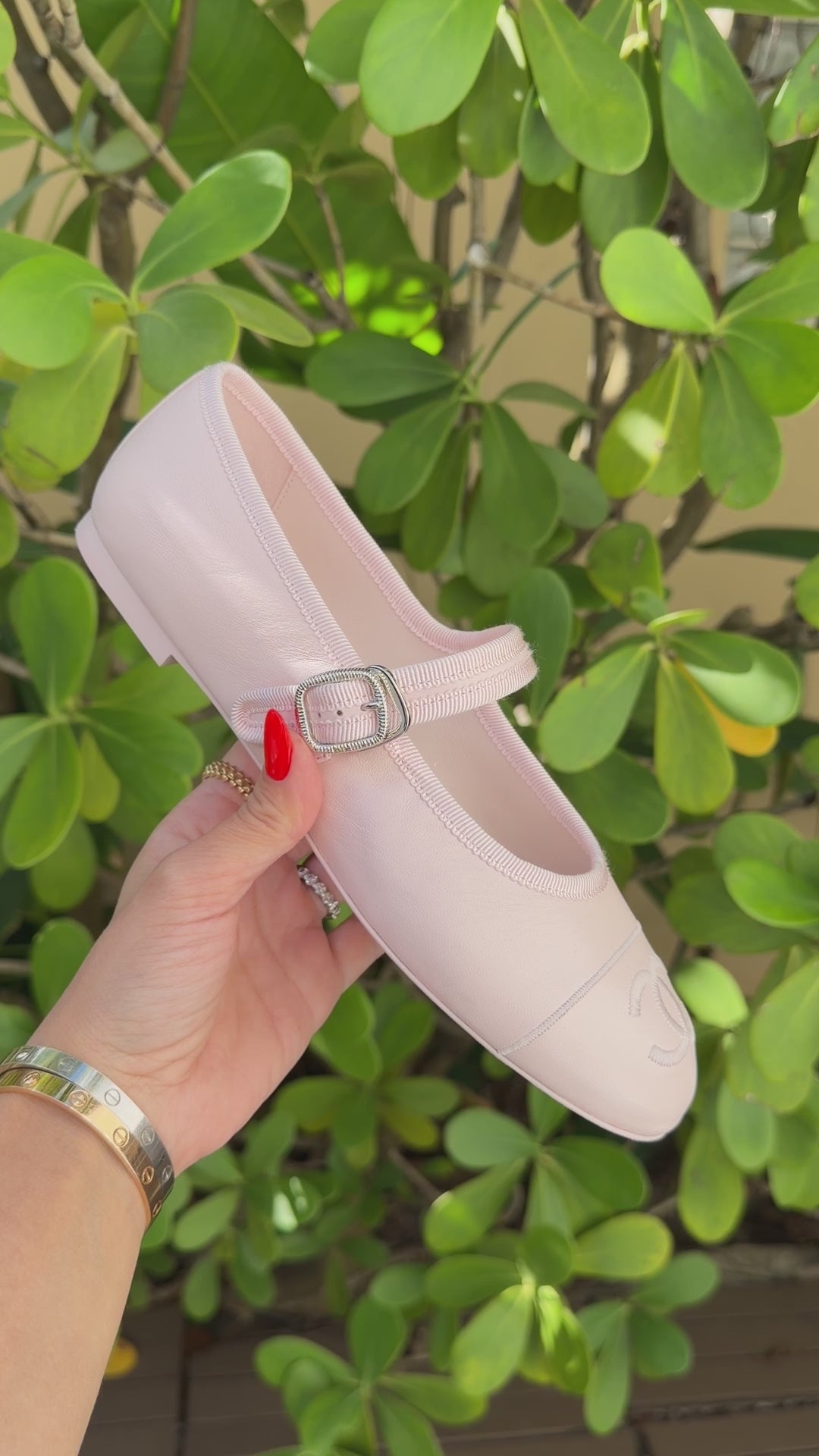 shanice love island green dress CHANEL CC LOGO LIGHT PINK LEATHER CAP TOE MARYJANE BALLET FLATS SHOES –  Miami Lux Boutique