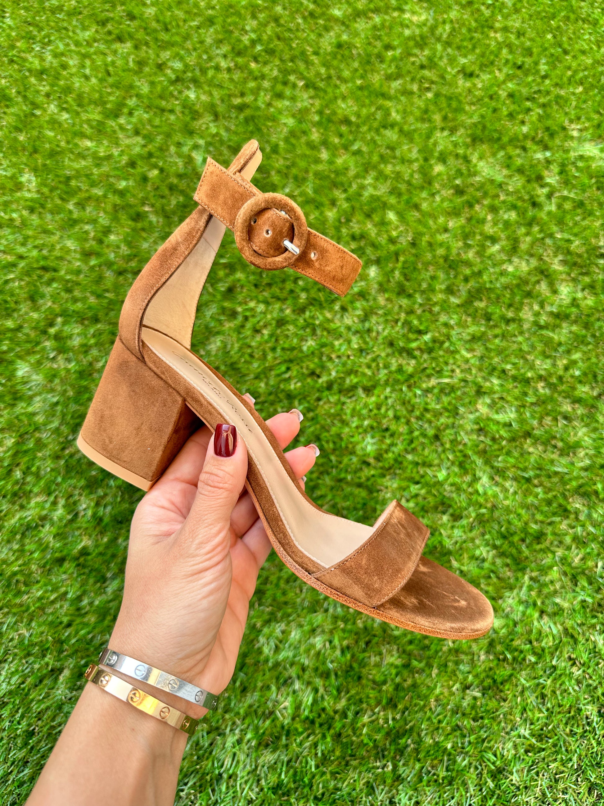 Gianvito Rossi Brown Texas Ankle Strap Sandals Open Toe – Miami