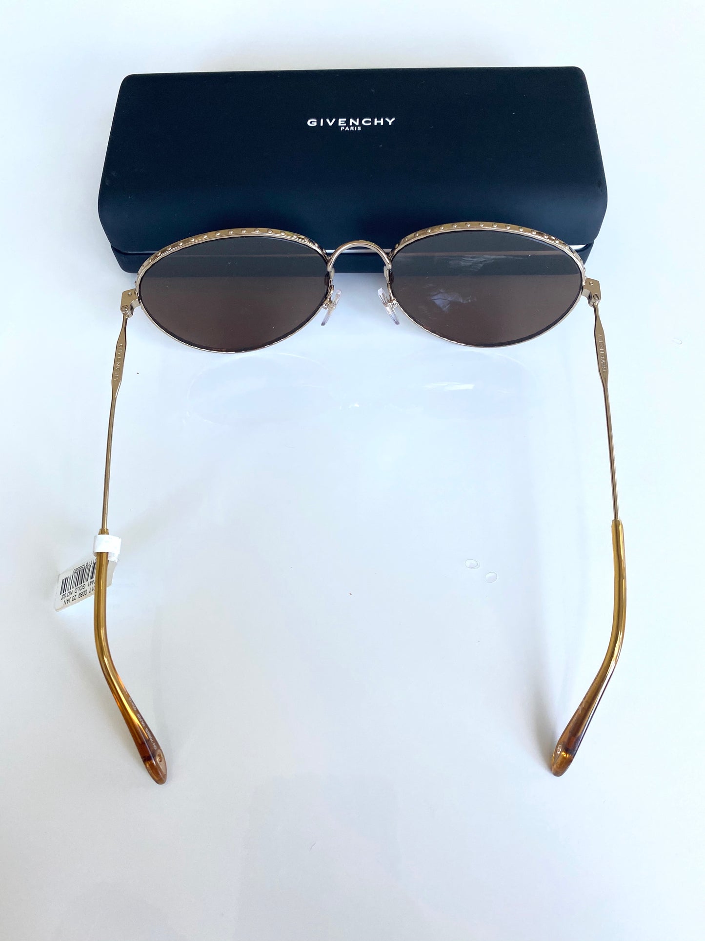 Givenchy Metal Round Frames Sunglasses Gold