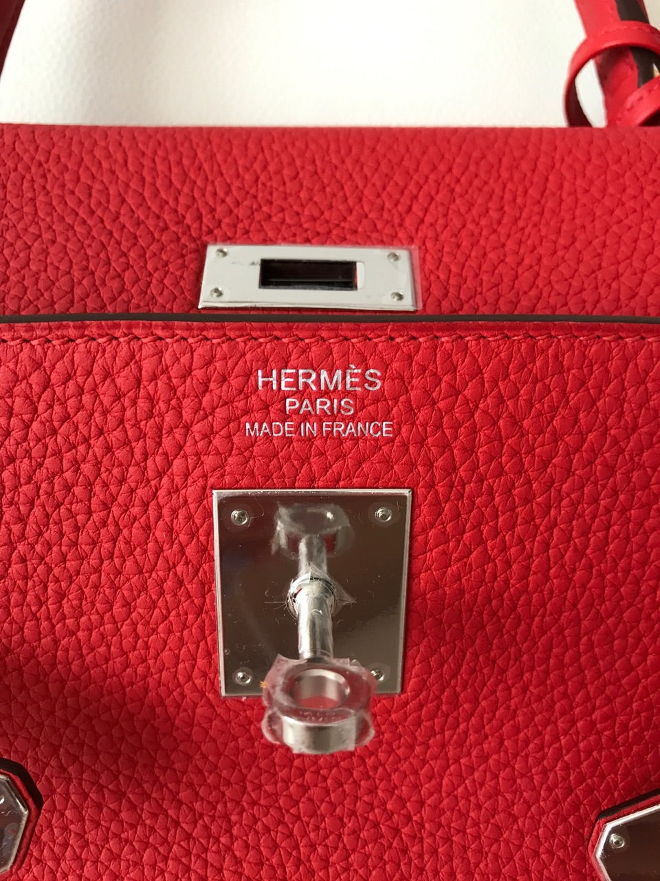Hermes Kelly 35 Rouge Tomate Red Togo Palladium Hardware