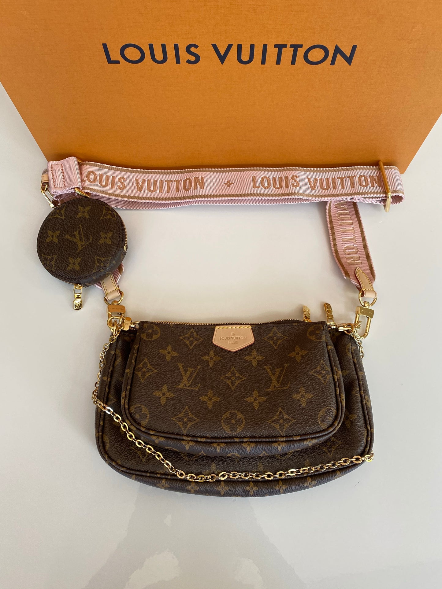 louis vuitton brown cross body bag