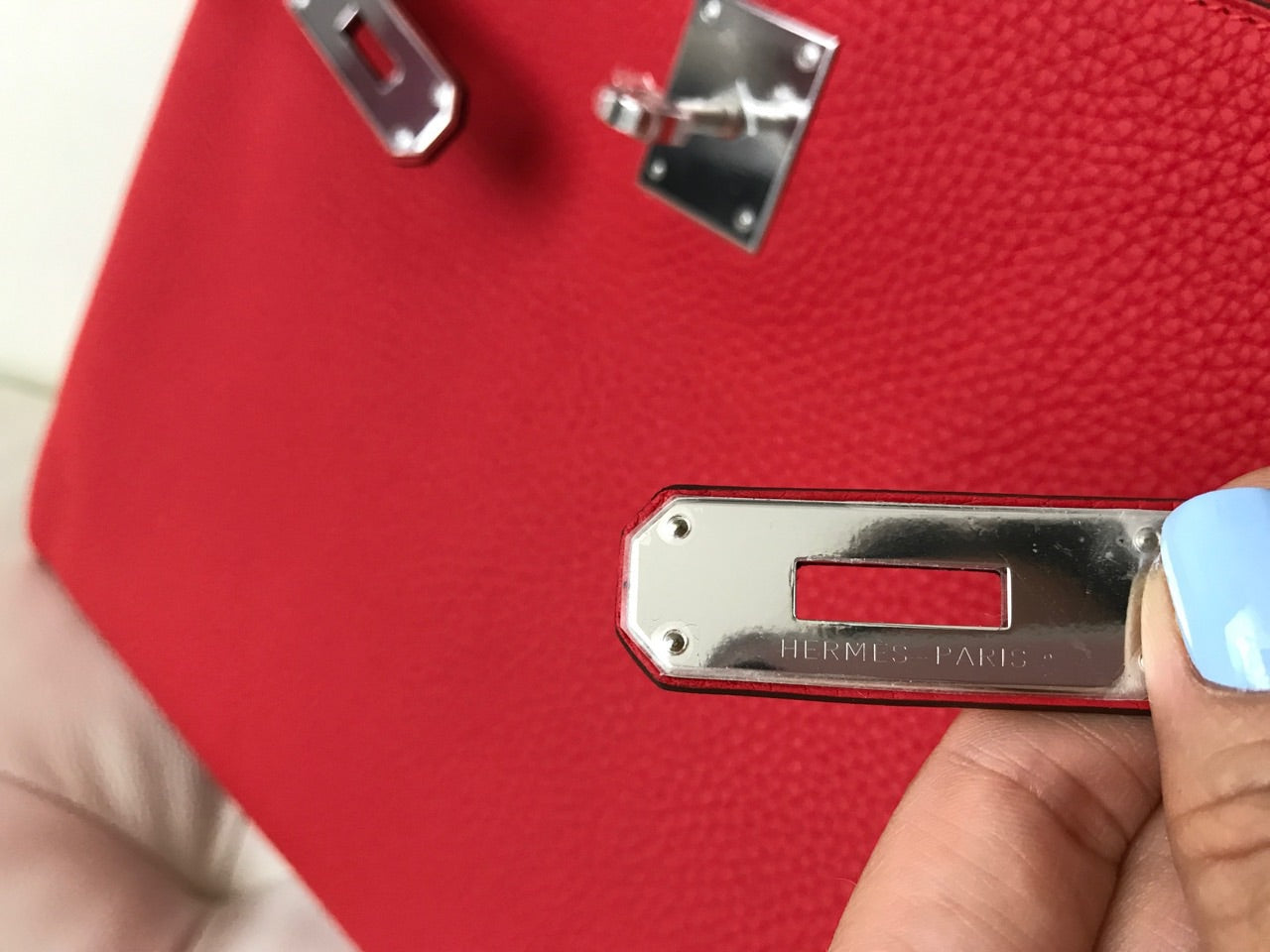 Hermes Kelly 35 Rouge Tomate Red Togo Palladium Hardware